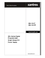 Preview for 1 page of Xantrex XDL 35-5T Operating Manual