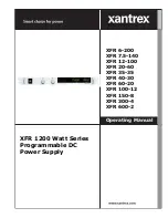 Preview for 1 page of Xantrex XFR 600-2 Operating Manual