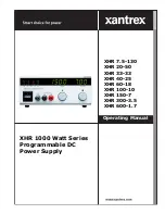 Xantrex XHR 7.5-130 Operating Manual preview