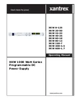 Preview for 1 page of Xantrex XKW 600-1.7 Operating Manual