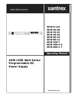 Xantrex XKW 600-1.7 Operating Manual preview