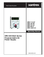 Xantrex XPD 120-4.5 Operating Manual preview