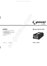 Preview for 1 page of Xantrex XPower 450 Owner'S Manual
