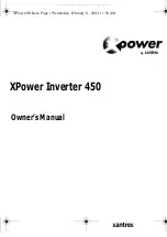 Preview for 2 page of Xantrex XPower 450 Owner'S Manual