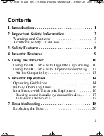 Preview for 3 page of Xantrex XPower Pocket Inverter 175 User Manual