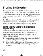 Preview for 14 page of Xantrex XPower Pocket Inverter 175 User Manual