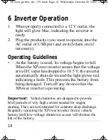 Preview for 18 page of Xantrex XPower Pocket Inverter 175 User Manual