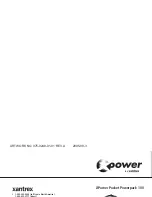 Xantrex Xpower Pocket Powerpack 100 Owner'S Manual preview