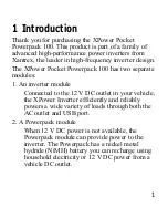 Preview for 6 page of Xantrex Xpower Pocket Powerpack 100 Owner'S Manual