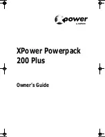 Предварительный просмотр 1 страницы Xantrex XPower Powerpack 200 Plus Owner'S Manual