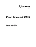 Preview for 2 page of Xantrex XPower Powerpack 600HD Owner'S Manual