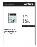 Preview for 1 page of Xantrex XT 15-4 Operating Manual