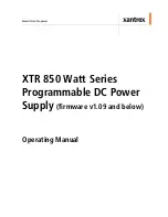 Preview for 3 page of Xantrex XTR 850 Watt Operating Manual