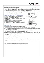 Preview for 12 page of XARAM Energy HT-H-0003 Instruction Manual