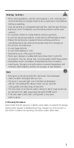 Preview for 3 page of Xavax 00111106 Operating Instructions Manual