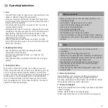 Preview for 3 page of Xavax 00111221 Operating Instructions Manual