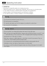 Preview for 4 page of Xavax 00111593 Operating Instructions Manual