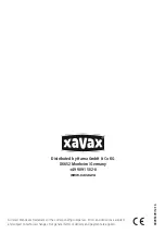 Xavax Wanda Operating Instructions Manual preview