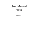 XAVI Technologies Corp. X5668 User Manual предпросмотр