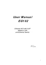 XAVi EG102 User Manual preview