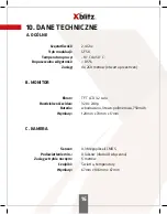 Preview for 16 page of Xblitz Kinder User Manual