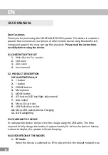 Предварительный просмотр 6 страницы Xblitz Master PRO User Manual