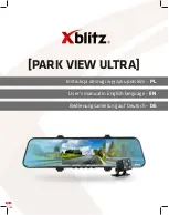 Xblitz PARK VIEW ULTRA User Manual preview