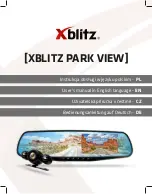 Preview for 1 page of Xblitz PARK VIEW User Manual