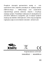 Preview for 30 page of Xblitz Professional P100 User Manual