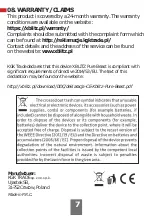 Предварительный просмотр 7 страницы Xblitz PURE BEAST User Manual