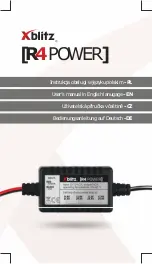 Xblitz R4 POWER User Manual preview