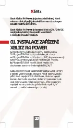 Предварительный просмотр 20 страницы Xblitz R4 POWER User Manual