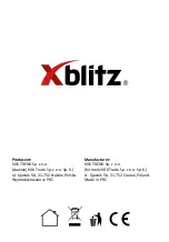 Preview for 30 page of Xblitz RF 250 Manual