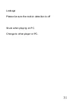 Preview for 31 page of Xblitz XB-P100 Manual