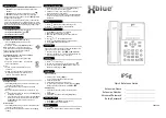 Preview for 1 page of Xblue Networks IP5g Quick Reference Manual