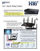 Xblue Networks X16e Quick Setup Manual preview