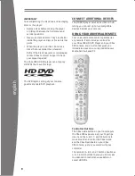 Preview for 7 page of XBOX 9Z5-00013 -  360 HD DVD Player User Manual