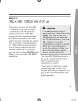 XBOX 9Z6-00001 -  360 Hard Drive 120 GB Removable User Manual preview