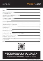 Предварительный просмотр 3 страницы Xcel-Arc RAZORWELD 205 Operating Manual