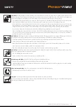 Предварительный просмотр 5 страницы Xcel-Arc RAZORWELD 205 Operating Manual