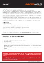 Preview for 3 page of Xcel-Arc RAZORWELD ARC 630 Operating Manual