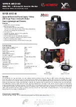 Preview for 6 page of Xcel-Arc Viper ARC140V Operator'S Manual