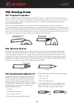 Предварительный просмотр 49 страницы Xcel-Arc VIPER SYNERGIC MIG165 Operating Manual