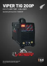 Xcel-Arc VIPER TIG 200P Operating Manual preview