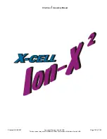 Предварительный просмотр 123 страницы XCell Ion-X2 Assembly Manual