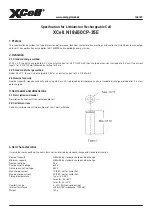 Preview for 1 page of XCell N18650CP-35E Manual