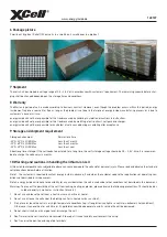 Preview for 4 page of XCell N18650CP-35E Manual