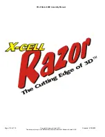 Предварительный просмотр 110 страницы XCell Razor 600E Assembly Manual