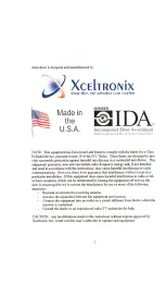 Preview for 2 page of Xceltronix autoCLOSER Series Installation Manual And User'S Manual