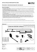 XCITE XCPSK67WW Installation & Operating Instructions preview